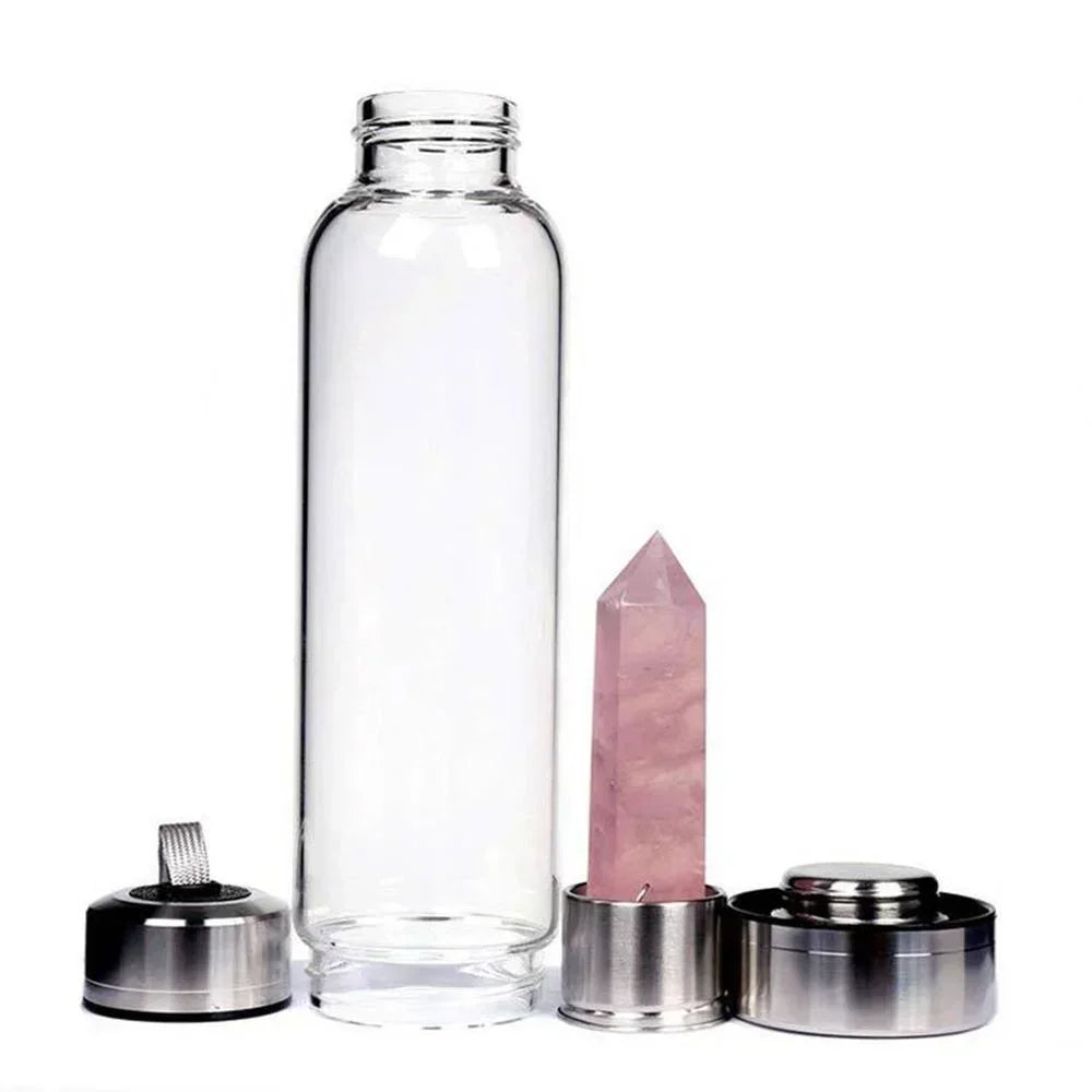 Natural Crystal Water Bottle