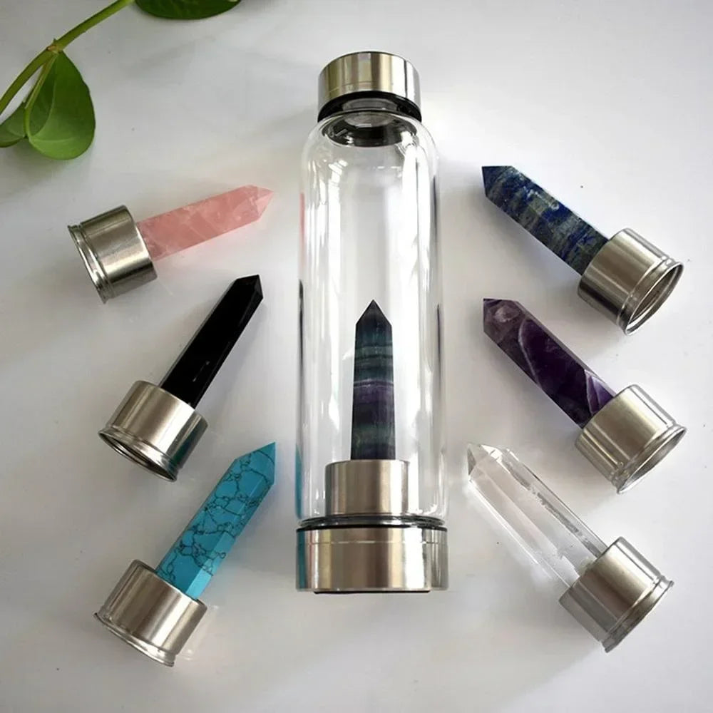 Natural Crystal Water Bottle