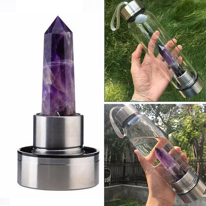 Natural Crystal Water Bottle