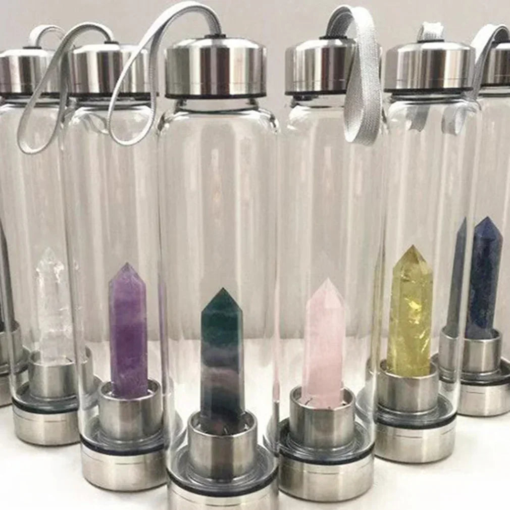 Natural Crystal Water Bottle